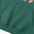 Squirrel Geometric Graphic Dark Green Hoodie GM8812-271