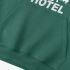 Letter Graphic Dark Green Hoodie GM8812-282