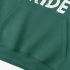 Letter Graphic Dark Green Hoodie GM8812-289