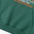 Letter Graphic Dark Green Hoodie GM8812-316