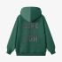 Dark Green Letters Print Hoodie GM8812-91