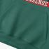 Dark Green Letters Print Hoodie GM8812-98