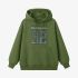 Grass Green Numbers Print Hoodie GM8813-145