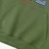 Grass Green Numbers Print Hoodie GM8813-145