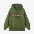 Grass Green Letters Print Hoodie GM8813-160