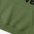 Grass Green Letters Print Hoodie GM8813-173