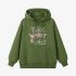 Grass Green Letter Graphic Hoodie GM8813-195