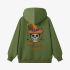 Grass Green Skeletons Graphic Hoodie GM8813-202