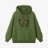 Grass Green Skeletons Graphic Hoodie GM8813-208