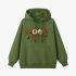 Grass Green Letter Graphic Hoodie GM8813-209