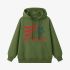 Grass Green Letter Graphic Hoodie GM8813-218