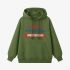 Grass Green Letter Graphic Hoodie GM8813-220