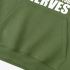 Grass Green Letter Graphic Hoodie GM8813-223