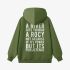 Grass Green Letter Graphic Hoodie GM8813-224