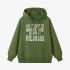 Grass Green Letter Graphic Hoodie GM8813-225