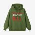 Grass Green Letter Graphic Hoodie GM8813-226