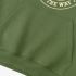 Grass Green Letter Graphic Hoodie GM8813-227