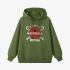 Grass Green Letter Graphic Hoodie GM8813-234