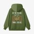 Grass Green Letter Graphic Hoodie GM8813-241