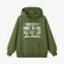 Grass Green Letter Graphic Hoodie GM8813-243