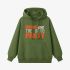 Grass Green Letter Graphic Hoodie GM8813-245