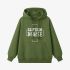 Grass Green Letter Graphic Hoodie GM8813-247