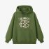 Grass Green Animal Graphic Hoodie GM8813-248