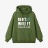 Grass Green Letter Graphic Hoodie GM8813-250