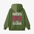 Grass Green Letter Graphic Hoodie GM8813-251