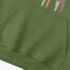 Deer Geometric Graphic Grass Green Hoodie GM8813-259