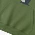 Penguin Geometric Graphic Grass Green Hoodie GM8813-260