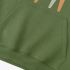 kitten Geometric Graphic Grass Green Hoodie GM8813-265