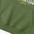 Letter Graphic Grass Green Hoodie GM8813-285