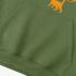 Letter Graphic Grass Green Hoodie GM8813-313