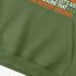 Letter Graphic Grass Green Hoodie GM8813-316