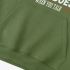 Letter Graphic Grass Green Hoodie GM8813-317