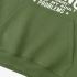 Letter Graphic Grass Green Hoodie GM8813-319