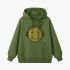 Grass Green Cartoon Print Hoodie GM8813-37