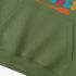 Grass Green Letters Print Hoodie GM8813-47