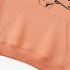 Orange Color Letters Print Hoodie GM8814-121