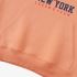 Orange Color Letters Print Hoodie GM8814-139