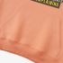 Orange Color Letters Print Hoodie GM8814-155