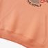 Orange Color Letters Print Hoodie GM8814-167