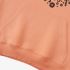 Orange Color Letters Print Hoodie GM8814-170