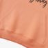 Orange Color Letters Print Hoodie GM8814-171