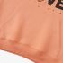 Orange Color Letters Print Hoodie GM8814-173