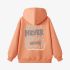 Orange Color Letter Graphic Hoodie GM8814-198