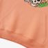 Orange Color Skeletons Graphic Hoodie GM8814-201