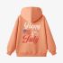 Orange Color Letter Graphic Hoodie GM8814-213