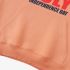 Orange Color Letter Graphic Hoodie GM8814-219